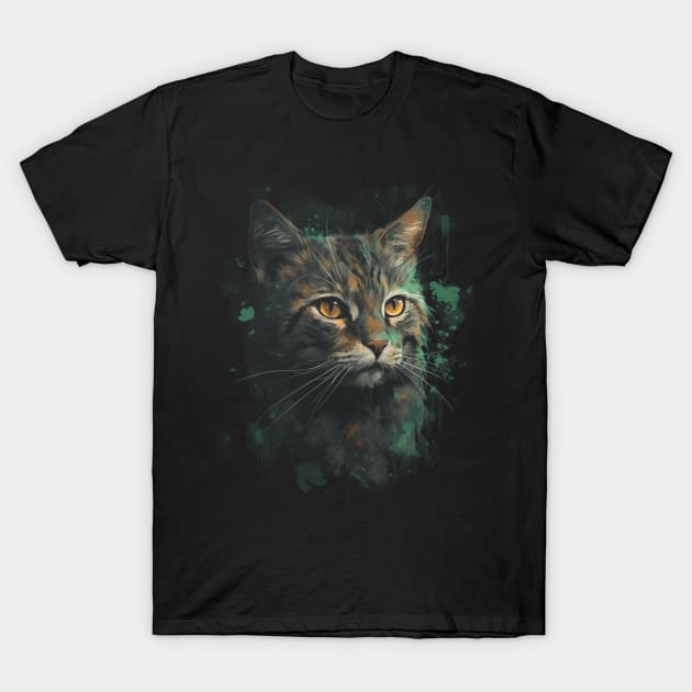 Cute Cat Miaw T-Shirt by SzlagRPG